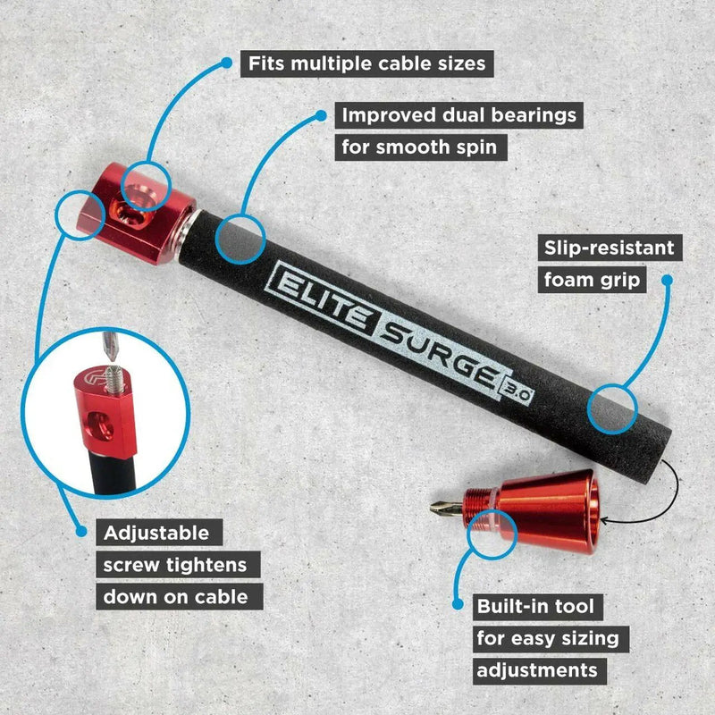Load image into Gallery viewer, Elite Jumps - Surge® 3.0 - Speed Jump Rope