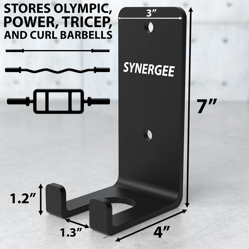 Load image into Gallery viewer, Synergee - Vertical Barbell Wall Storage Rack - Storage