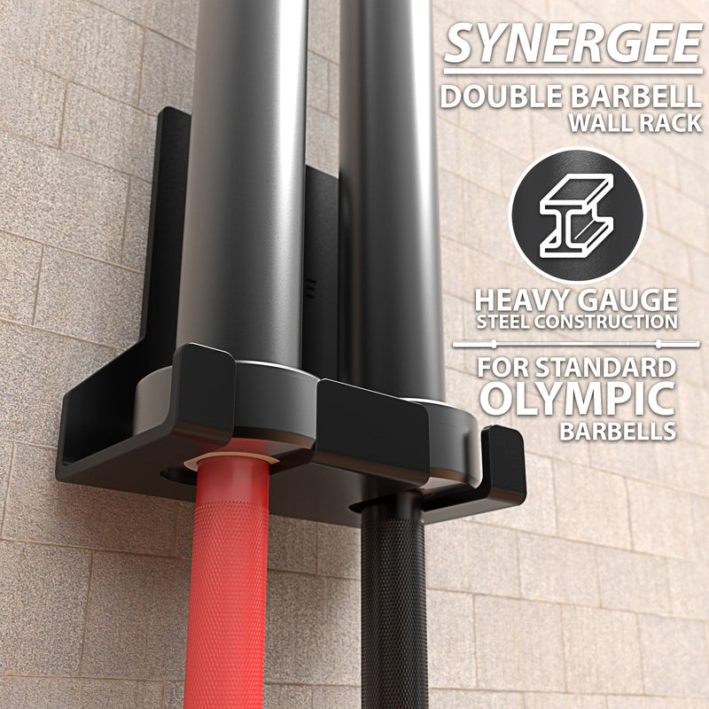 Load image into Gallery viewer, Synergee - Vertical Barbell Wall Storage Rack - Storage