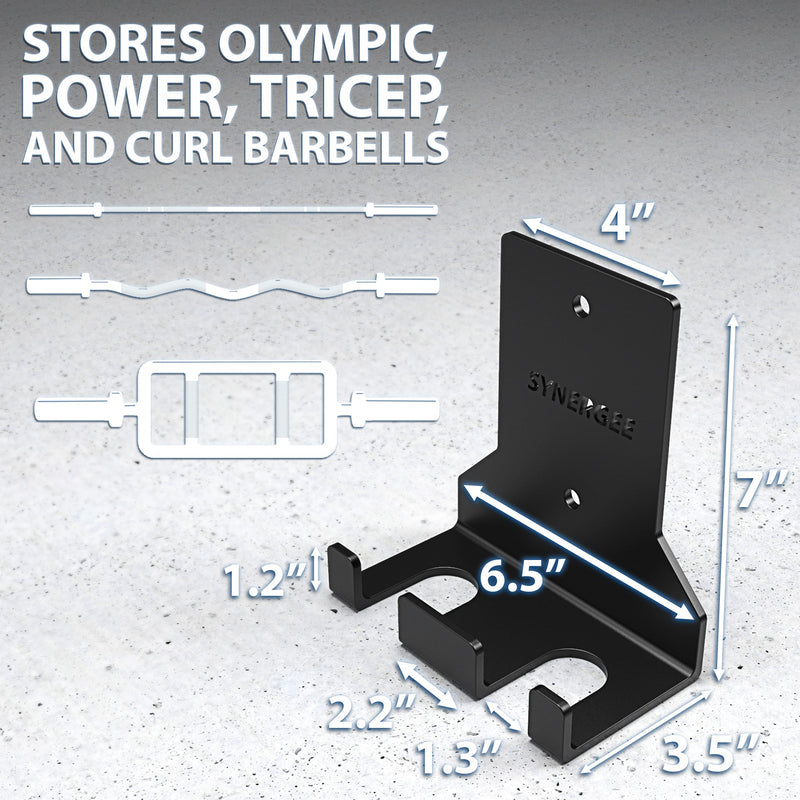 Load image into Gallery viewer, Synergee - Vertical Barbell Wall Storage Rack - Storage