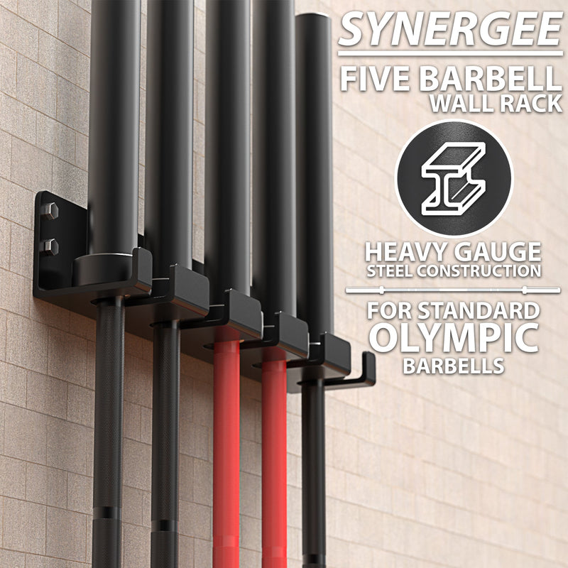 Load image into Gallery viewer, Synergee - Vertical Barbell Wall Storage Rack - Storage