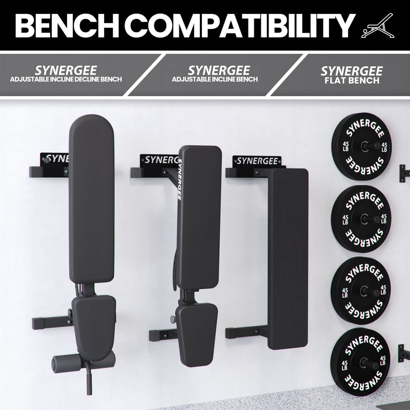 Load image into Gallery viewer, Synergee - Synergee Weight Bench Storage Rack