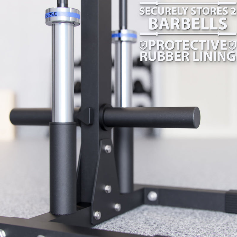 Load image into Gallery viewer, Synergee - Olympic Weight Plate & Barbell Holder