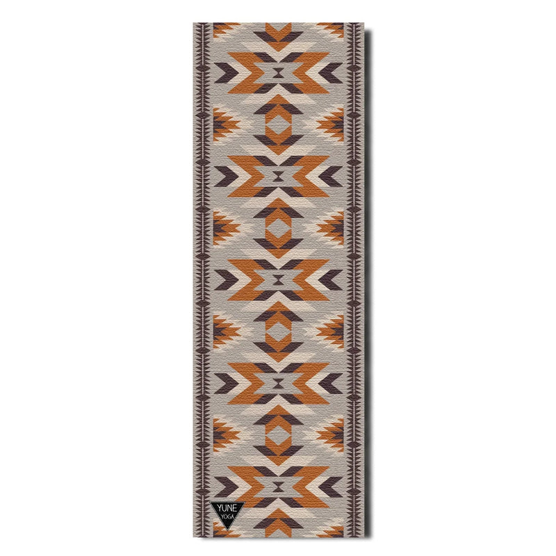 Load image into Gallery viewer, Yune Yoga - Teton Canyon Yoga Mat – 6 mm Extra Thick, Double-Sided Non-Slip, Eco-Friendly PER with Multi-Color Canyon Stripe Design | Yune Yoga