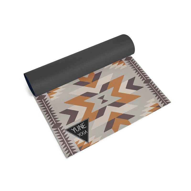 Load image into Gallery viewer, Yune Yoga - Teton Canyon Yoga Mat – 6 mm Extra Thick, Double-Sided Non-Slip, Eco-Friendly PER with Multi-Color Canyon Stripe Design | Yune Yoga
