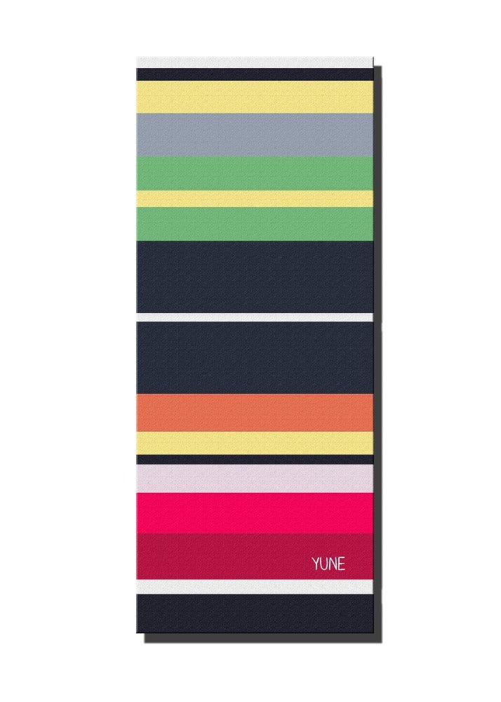 Load image into Gallery viewer, Yune Yoga - Yoga Mat | 6mm Thick | Striped | Non-Slip | Eco Friendly | Yune Yoga | Houston