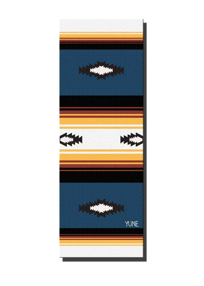 Load image into Gallery viewer, Yune Yoga - Nelson Yoga Mat – 6 mm Extra Thick, Non-Slip Eco-Friendly PER with Striped UV-Printed Design | Yune Yoga