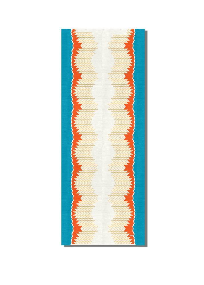 Load image into Gallery viewer, Yune Yoga - Pagoda Yoga Mat – Extra Thick, Non-Slip, Eco-Friendly PER with Vibrant UV-Printed Design | Yune Yoga