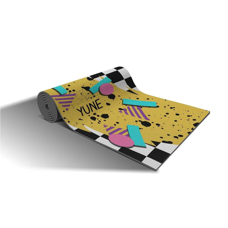 Load image into Gallery viewer, Yune Yoga - Radical Yoga Mat – 6mm Non-Slip, Eco-Friendly & Vibrant Yellow Design | Yune Yoga