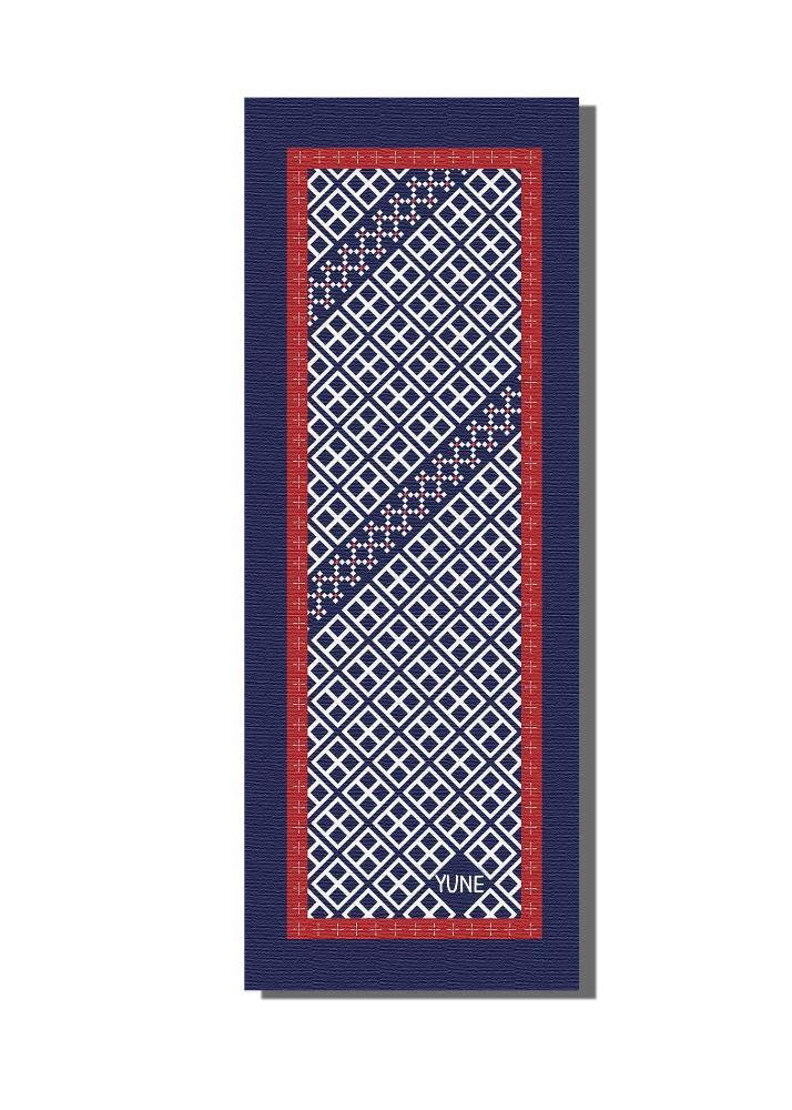 Load image into Gallery viewer, Yune Yoga - Yoga Mat | 6mm Thick | Blue | Non-Slip | Eco Friendly | Yune Yoga | Reiko