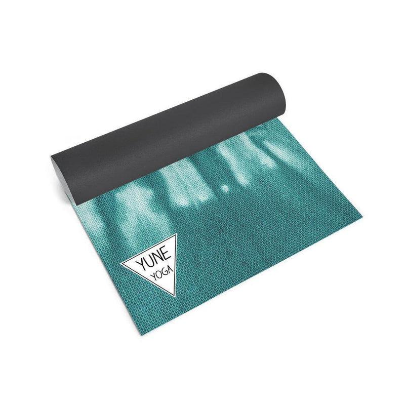 Load image into Gallery viewer, Yune Yoga - Yoga Mat | 6mm Thick | Green Tie Dye | Non-Slip | Eco Friendly | Yune Yoga | Sangfroid
