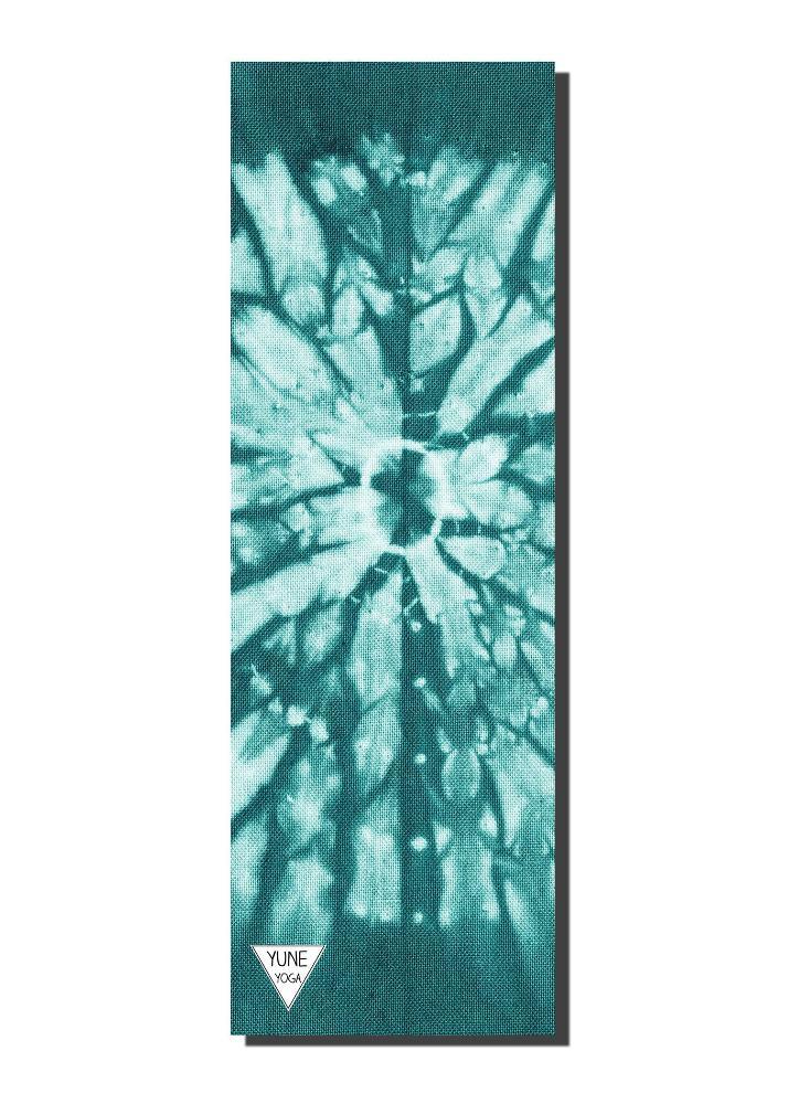 Load image into Gallery viewer, Yune Yoga - Yoga Mat | 6mm Thick | Green Tie Dye | Non-Slip | Eco Friendly | Yune Yoga | Sangfroid