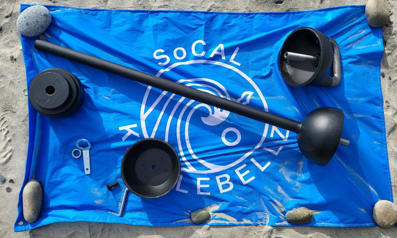 Load image into Gallery viewer, SoCal Kettlebellz - KOMBOBELL – 12–32 kg (26–71 lb) Adjustable Kettlebell & Macebell System