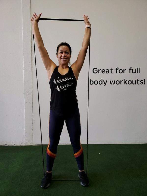 Load image into Gallery viewer, The X Bands - 7/8" Wide Black 50lb Resistance Loop Workout Band