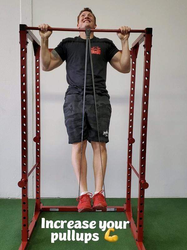 Load image into Gallery viewer, The X Bands - 7/8" Wide Black 50lb Resistance Loop Workout Band