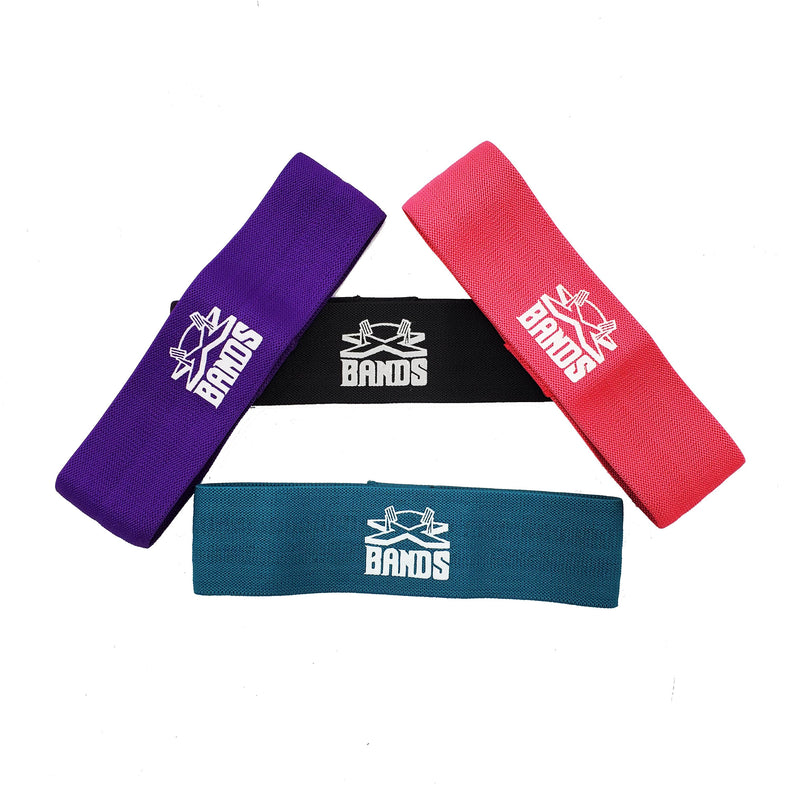 Load image into Gallery viewer, The X Bands - 3" Fabric Non-Slip Workout Booty Building Band level 4