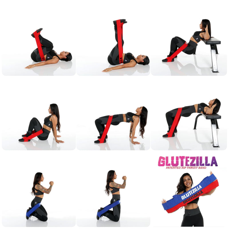 Load image into Gallery viewer, The X Bands - GLUTEZILLA Patented Hip Thrust Glute Workout Resistance Band