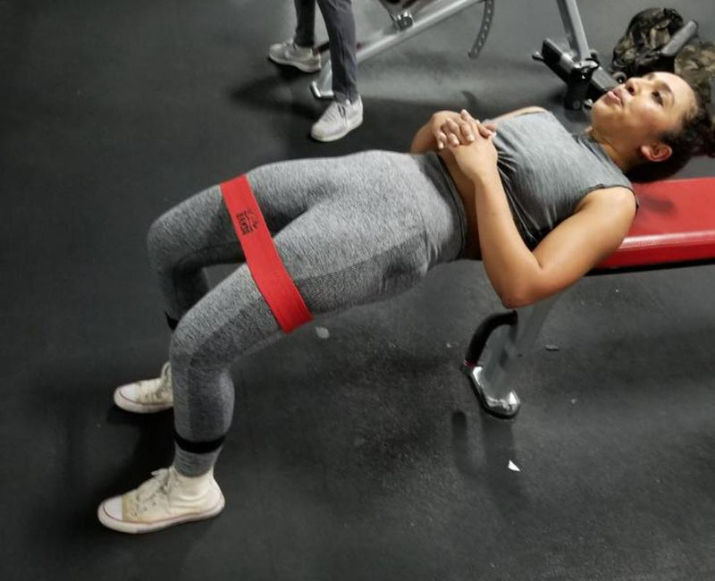 Load image into Gallery viewer, The X Bands - 2" Fabric Non-slip Workout Booty Building Band Level 2.