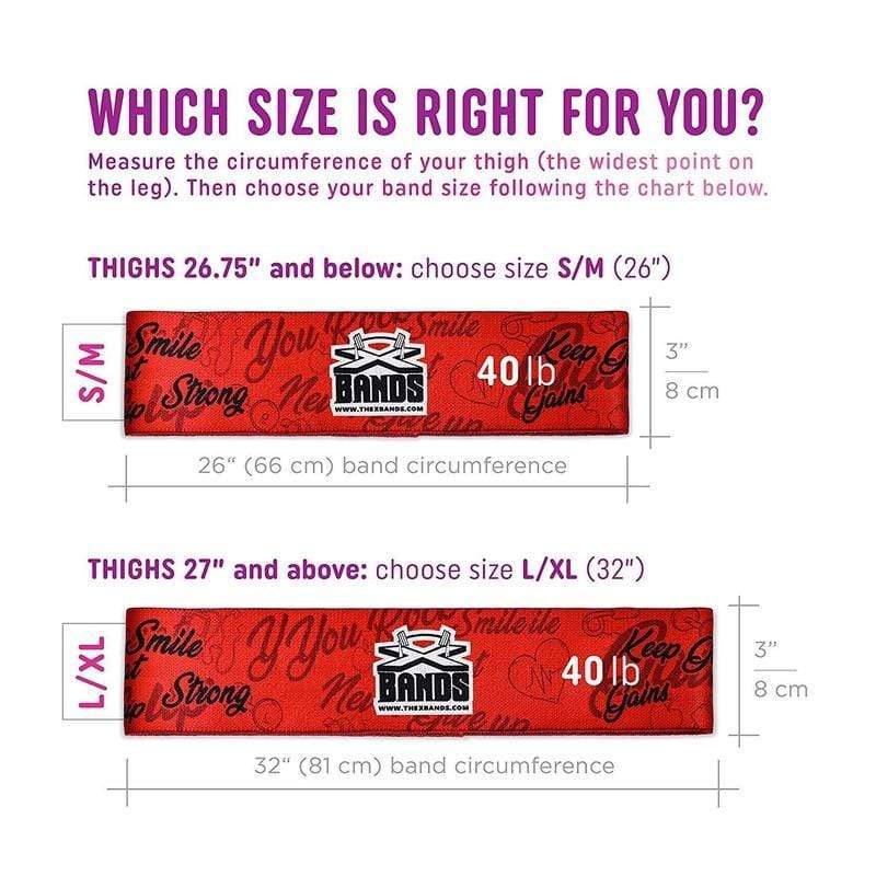 Load image into Gallery viewer, The X Bands - 3" Fabric Non-Slip Workout Booty Building Band Level 3