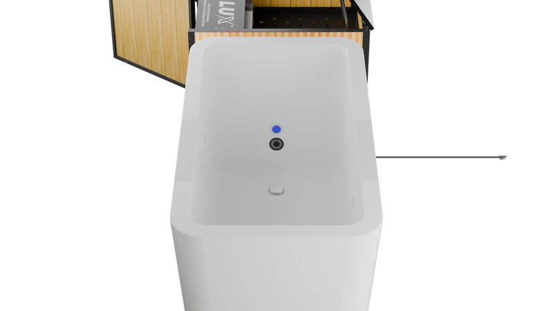 Load image into Gallery viewer, RevX Wellness - RevX Acrylic X Tub Cold Plunge + LUX High Performance Chiller and Filtration System