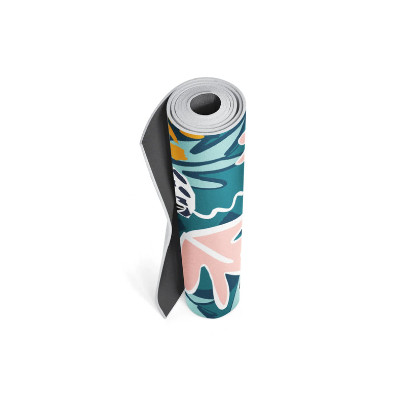 Load image into Gallery viewer, Yune Yoga - Dora Toucan Yoga Mat – Tropical Print, Non-Slip Traction & Cushioned Support