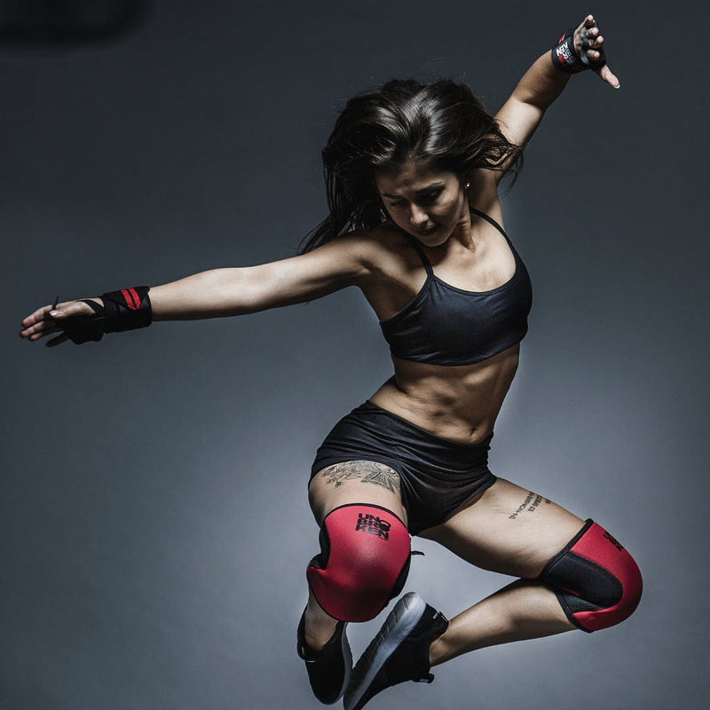 Load image into Gallery viewer, Unbrockenshop - Reversible Knee Sleeves Red