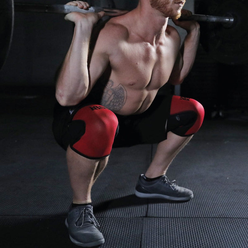 Load image into Gallery viewer, Unbrockenshop - Reversible Knee Sleeves Red