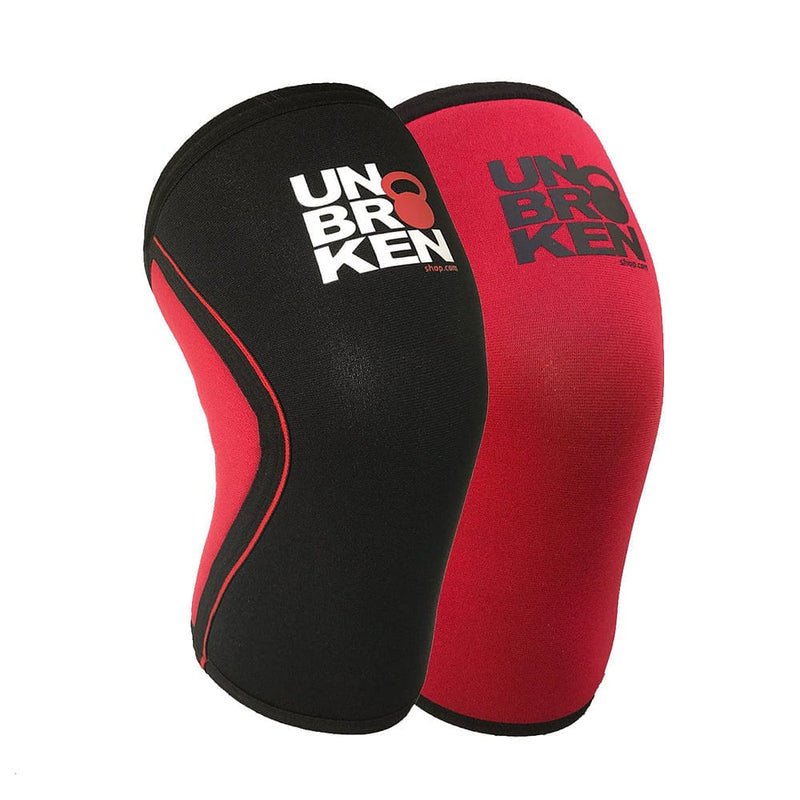 Load image into Gallery viewer, Unbrockenshop - Reversible Knee Sleeves Red