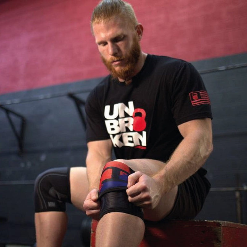 Load image into Gallery viewer, Unbrockenshop - Single Knee sleeve R/G