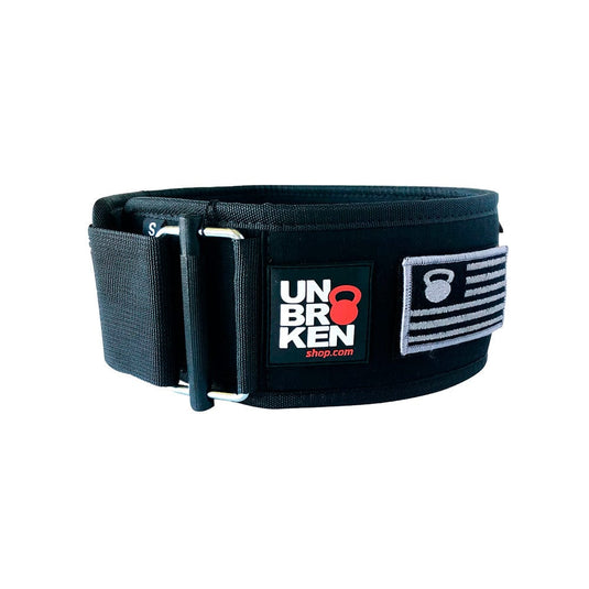 Unbrockenshop - Weightlifting Nylon Belt Black