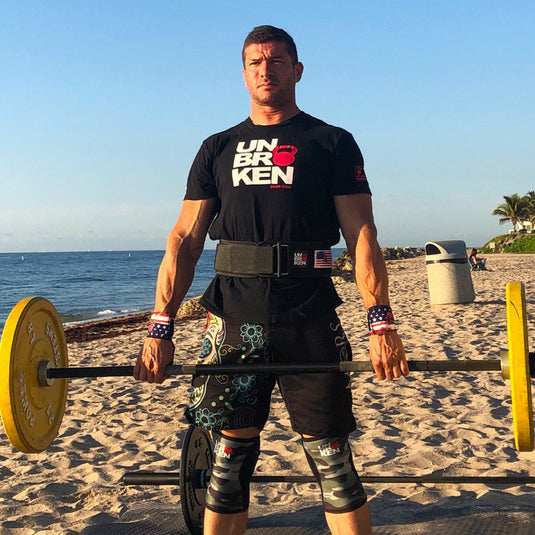 Unbrockenshop - Weightlifting Nylon Belt Black