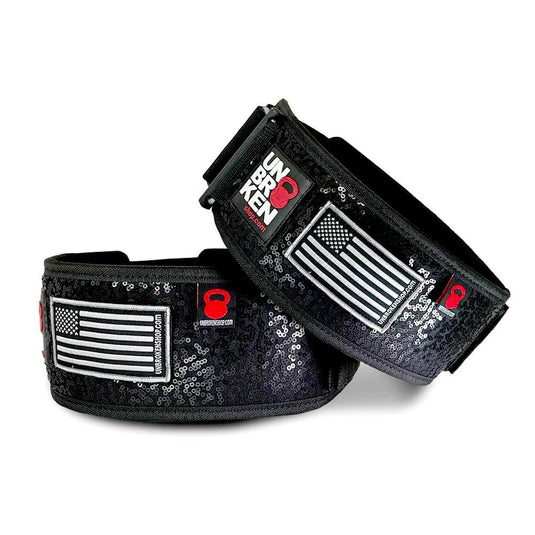Unbrockenshop - Weightlifting Nylon Belt Sparkle