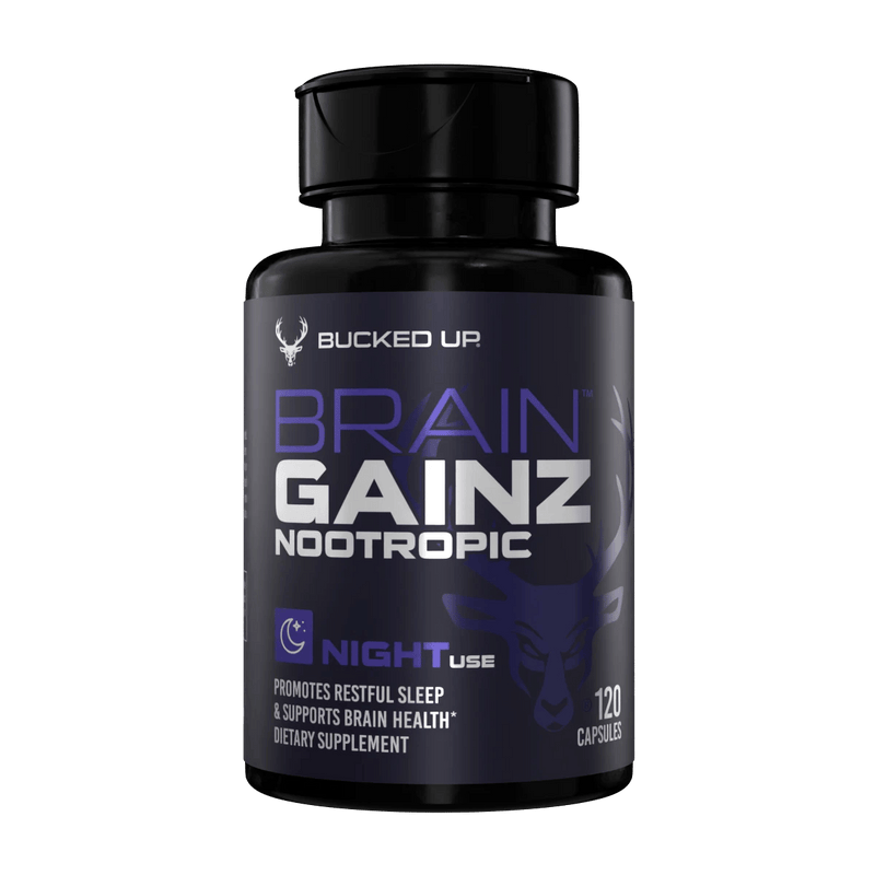 Load image into Gallery viewer, Brain Gainz Night formula bottle
