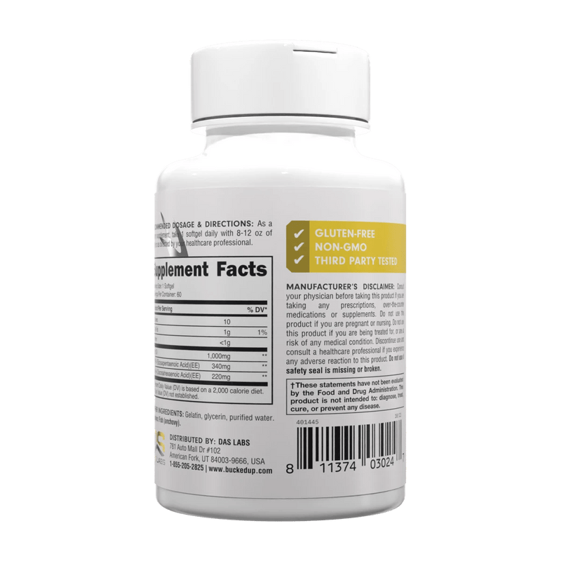 Load image into Gallery viewer, Bucked Up Fish Oil - Detail