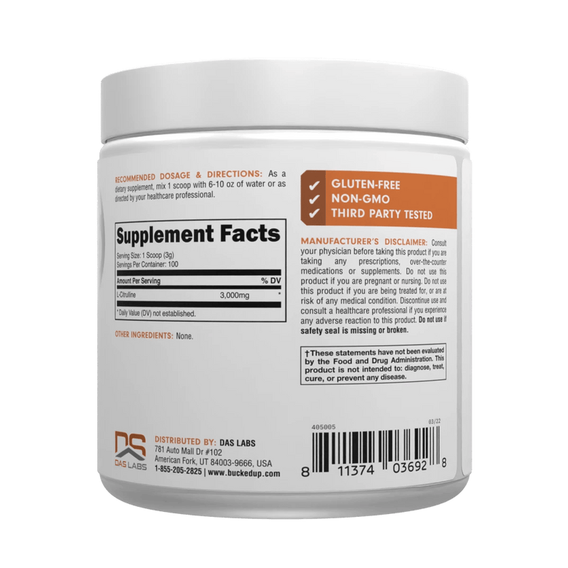 Load image into Gallery viewer, Bucked Up L-Citrulline - Detail