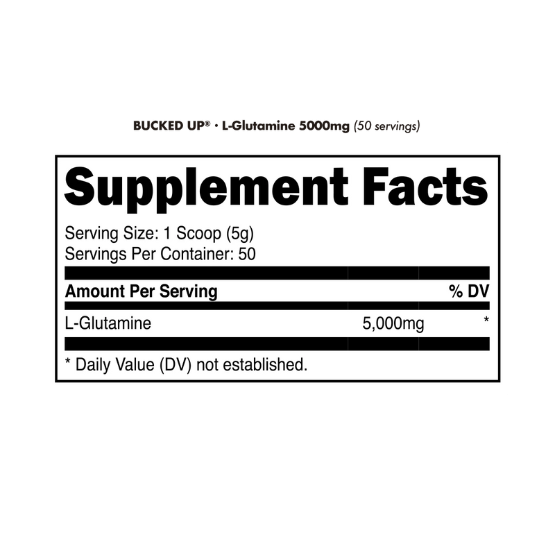 Load image into Gallery viewer, Bucked Up - L-Glutamine Powder