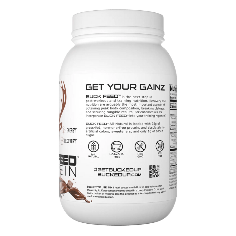 Load image into Gallery viewer, Buck Feed All-Natural Protein tub