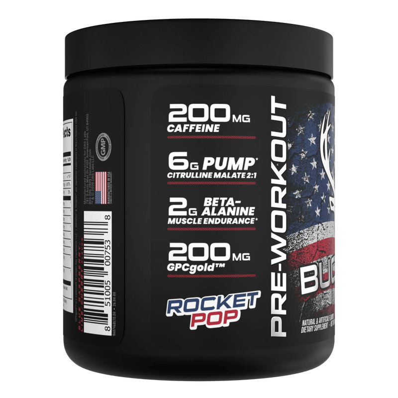 Load image into Gallery viewer, Bucked Up - Pre-Workout supplement facts