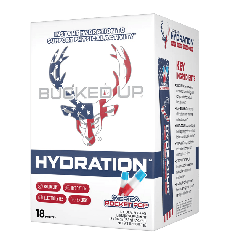 Load image into Gallery viewer, Bucked Up Hydration 2.0 - Rocket Pop 18-pack