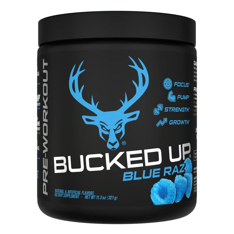 Load image into Gallery viewer, Bucked Up - Pre-Workout - Blue Raz (Blue Raspberry)