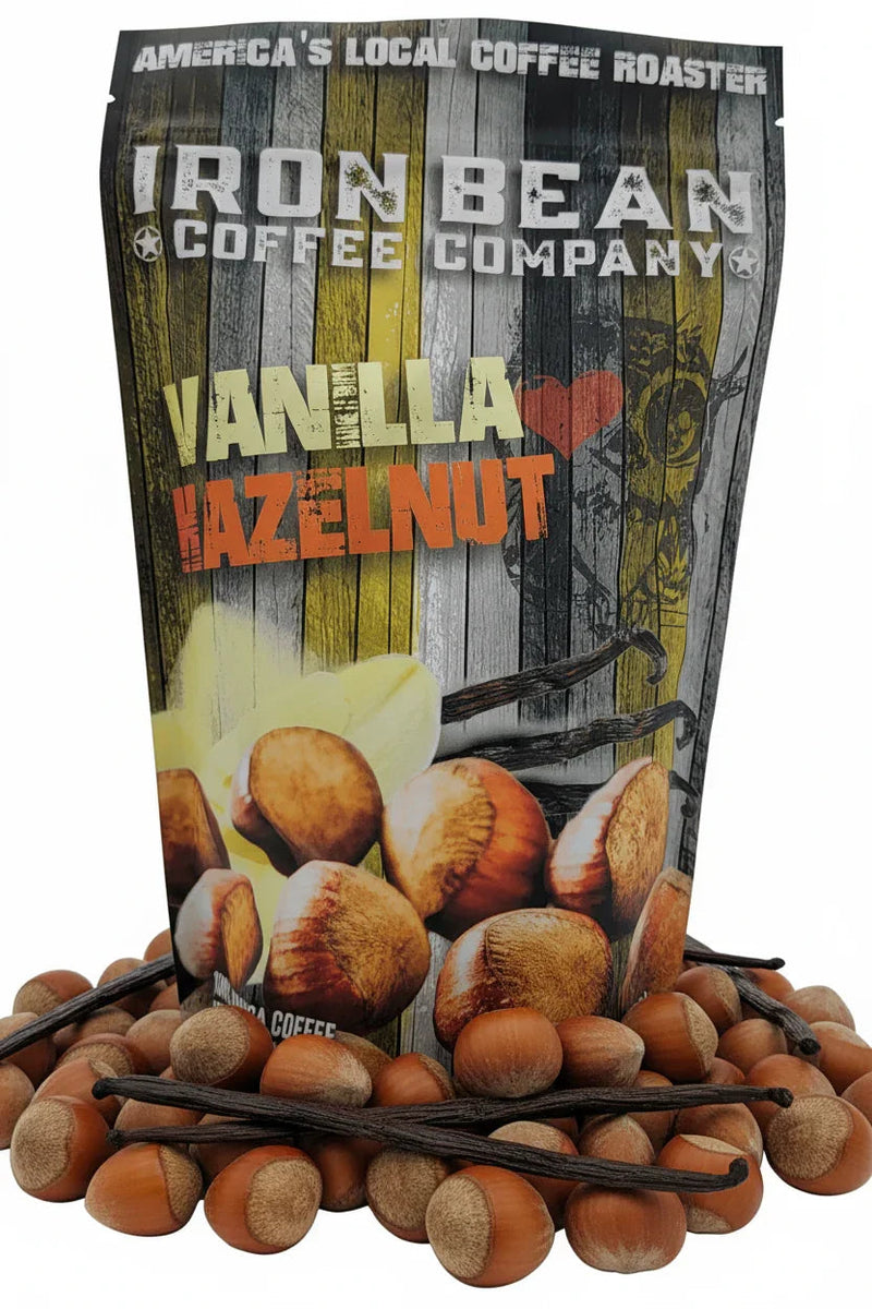 Load image into Gallery viewer, Iron Bean Coffee Company - Vanilla Hazelnut 12oz