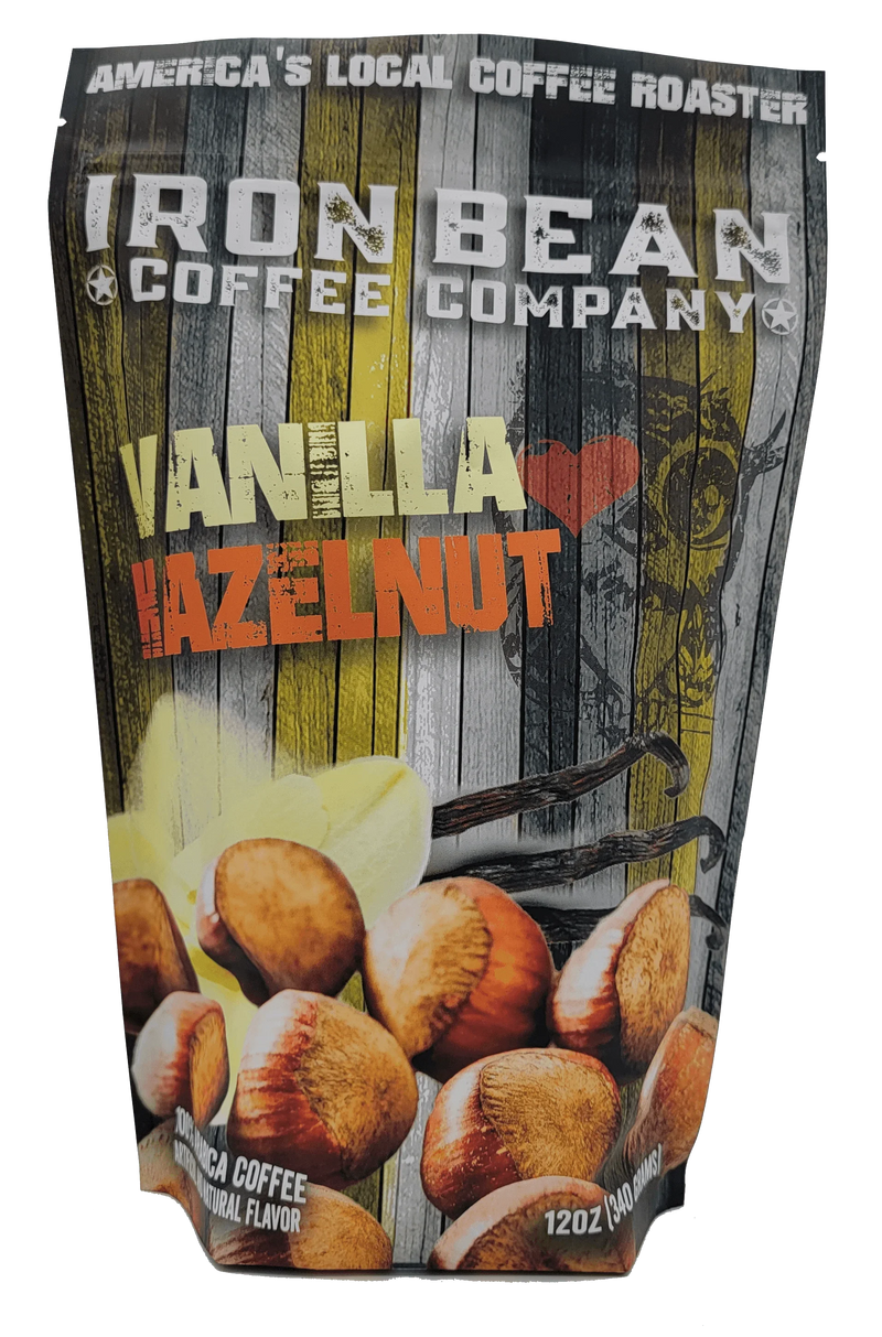 Load image into Gallery viewer, Iron Bean Coffee Company - Vanilla Hazelnut 12oz