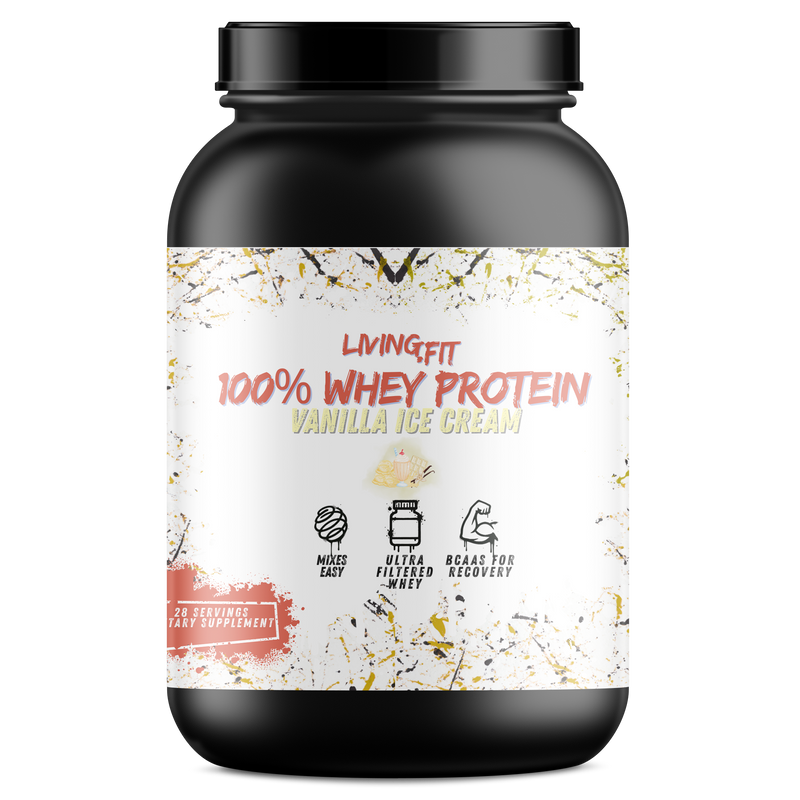 Load image into Gallery viewer, Living.Fit 100% Whey Protein Powder