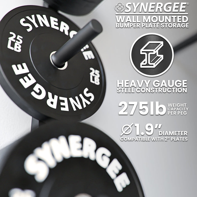 Load image into Gallery viewer, Synergee - Weight Plate Wall Storage Rack