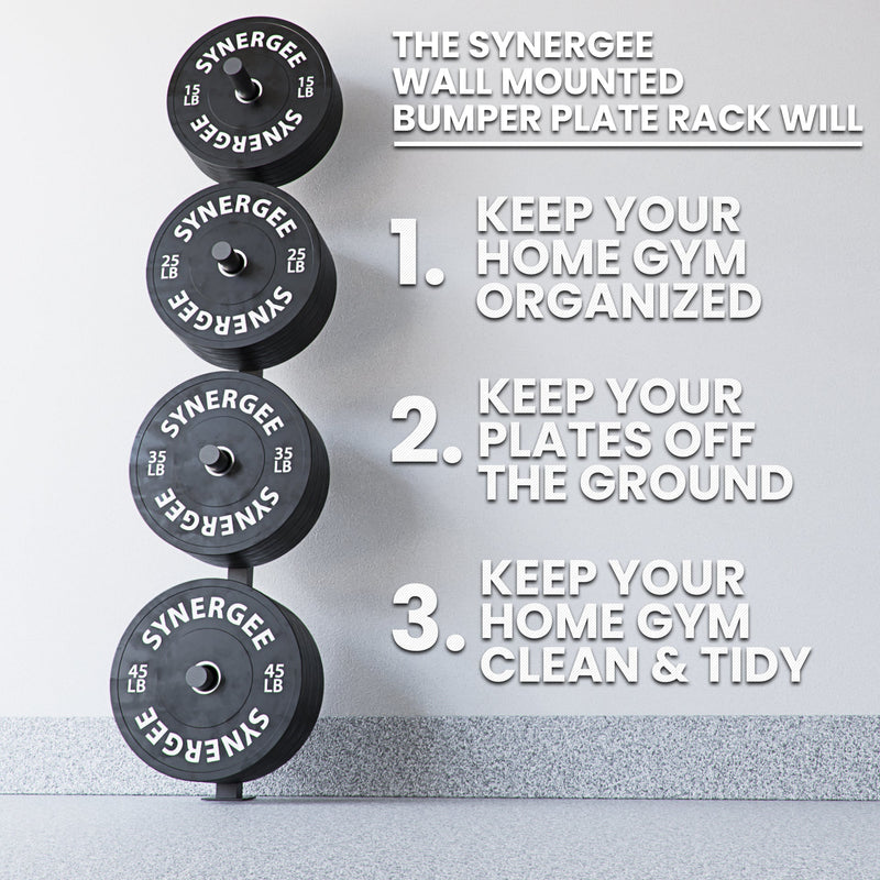 Load image into Gallery viewer, Synergee - Weight Plate Wall Storage Rack