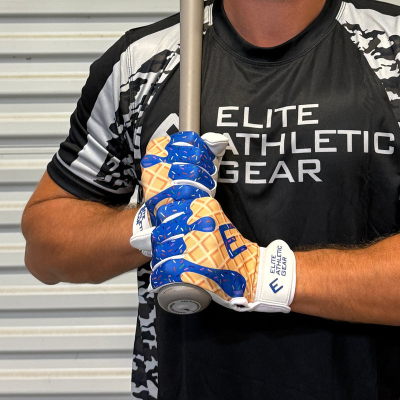 Load image into Gallery viewer, Elite Athletic Gear - Royal Ice Cream Batting Gloves