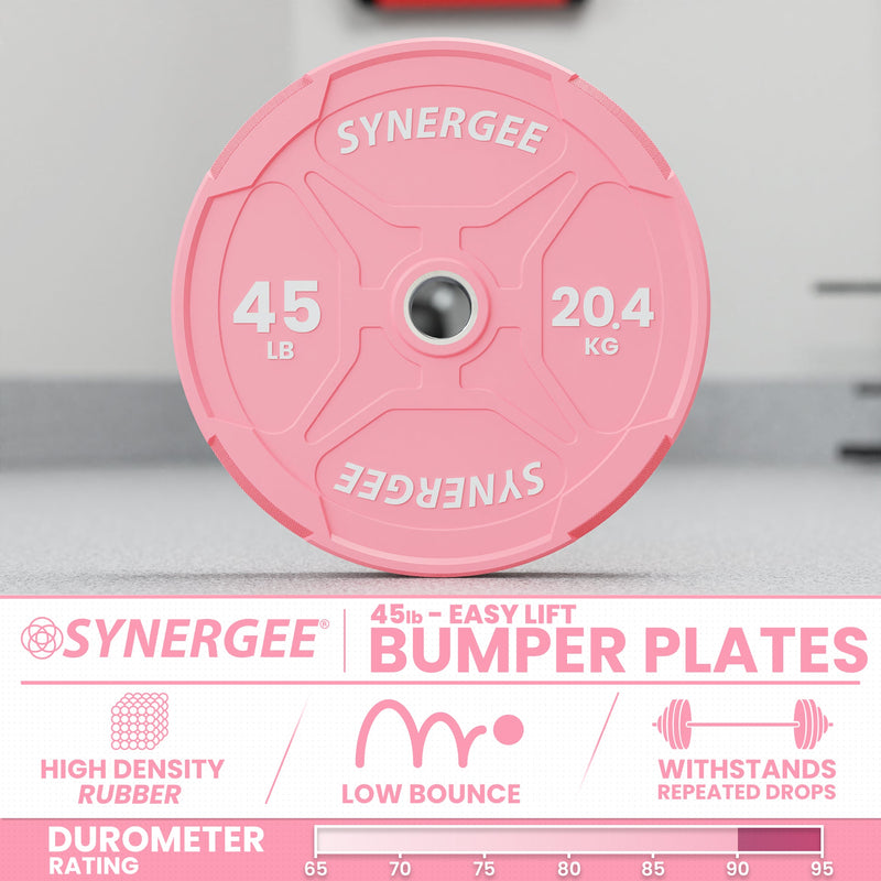 Load image into Gallery viewer, Synergee - Synergee Pink EZ Grip Bumper Plates
