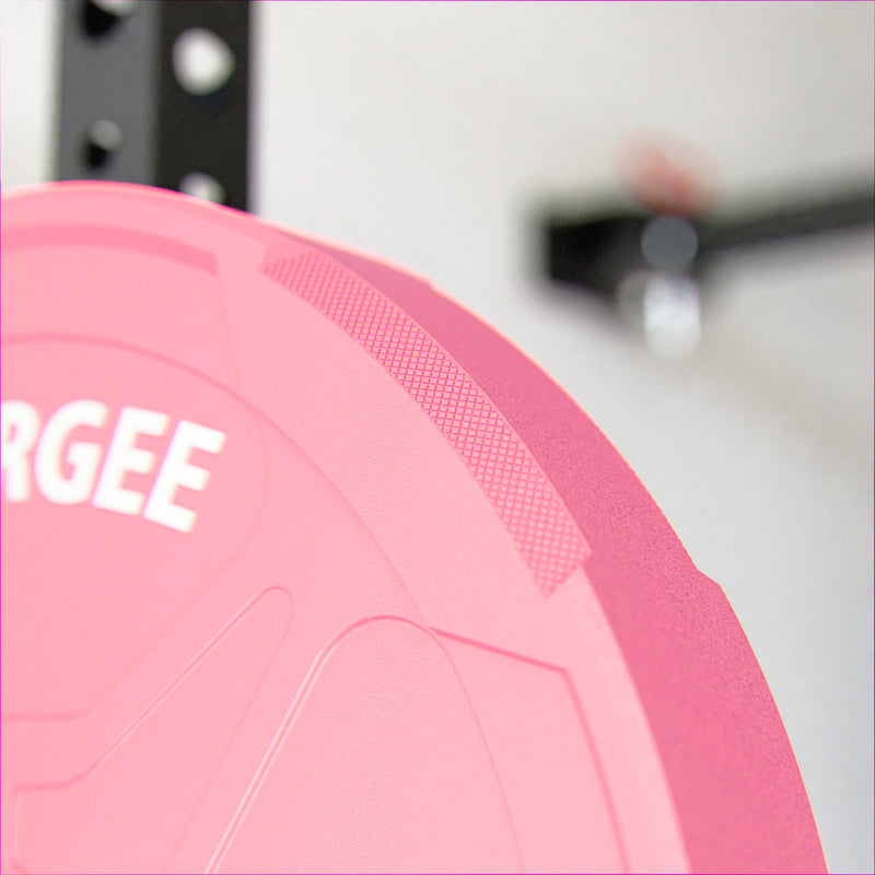 Load image into Gallery viewer, Synergee - Pink Ez Grip Bumper Plates