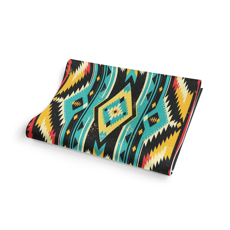 Load image into Gallery viewer, Yune Yoga - Wolfs Eye Yoga Mat – 6 mm Extra Thick, Double-Sided Non-Slip, Eco-Friendly PER with UV-Printed Design | Yune Yoga