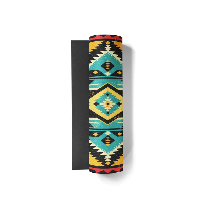 Load image into Gallery viewer, Yune Yoga - Wolfs Eye Yoga Mat – 6 mm Extra Thick, Double-Sided Non-Slip, Eco-Friendly PER with UV-Printed Design | Yune Yoga